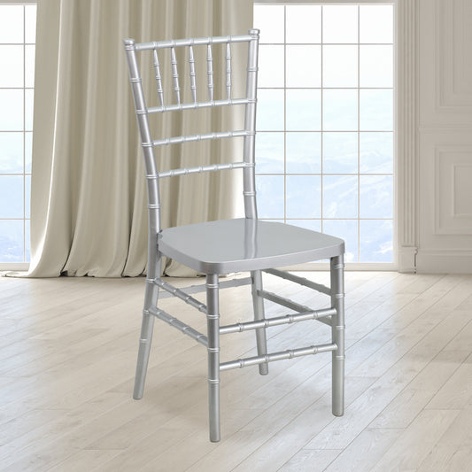 Silver Resin Chiavari Chair LE-SILVER-GG