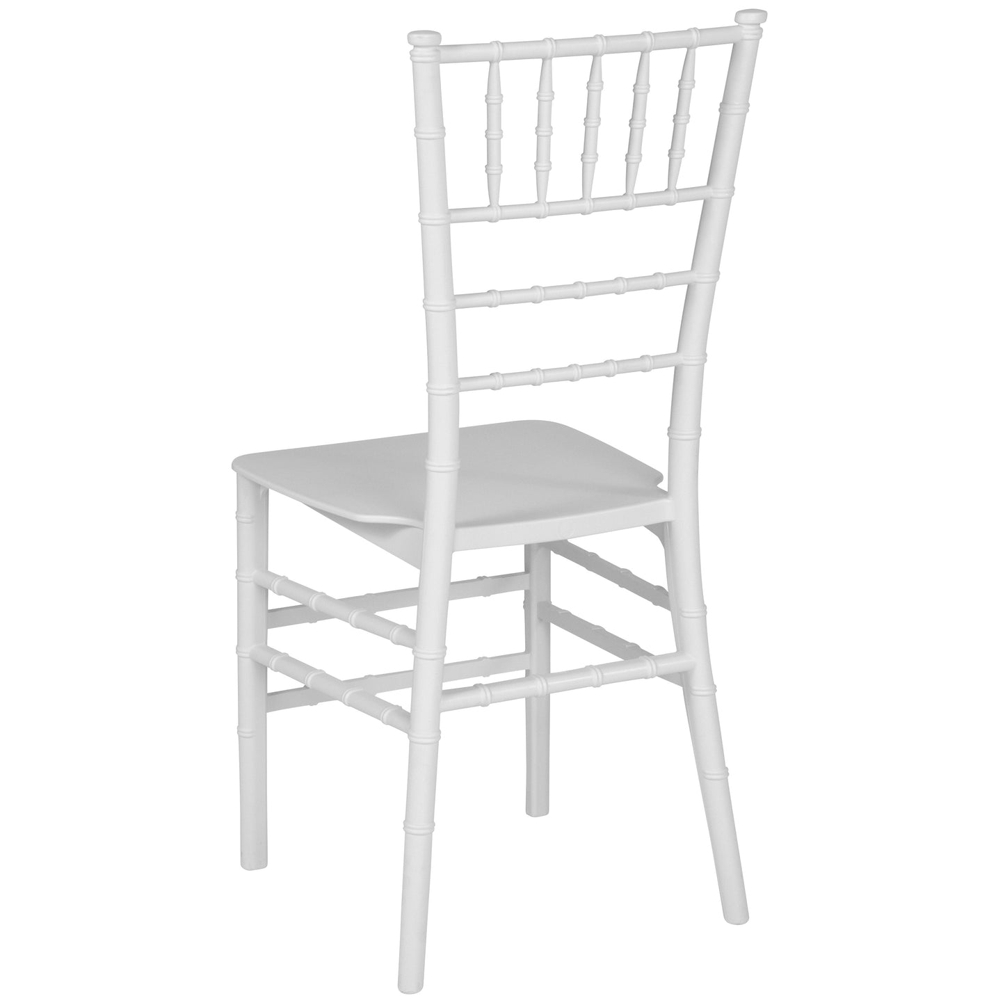 White Resin Chiavari Chair LE-WHITE-M-GG