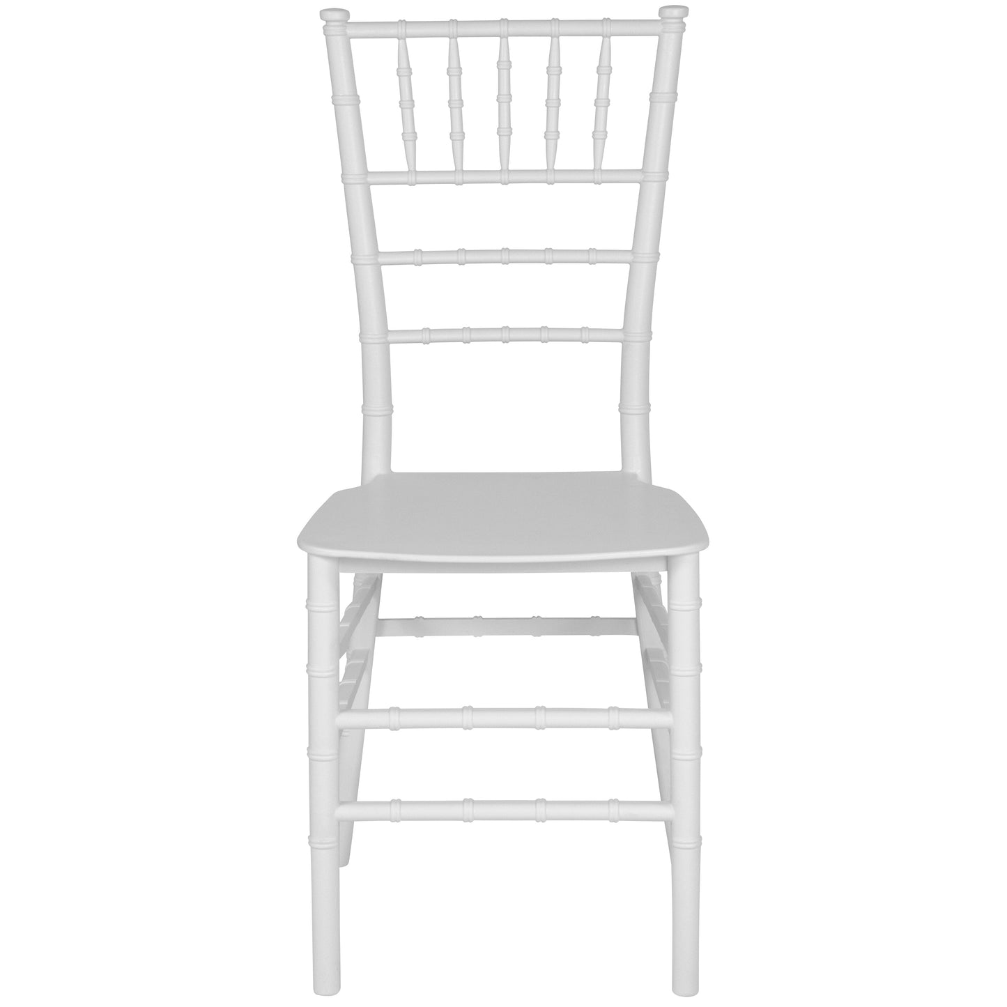 White Resin Chiavari Chair LE-WHITE-M-GG