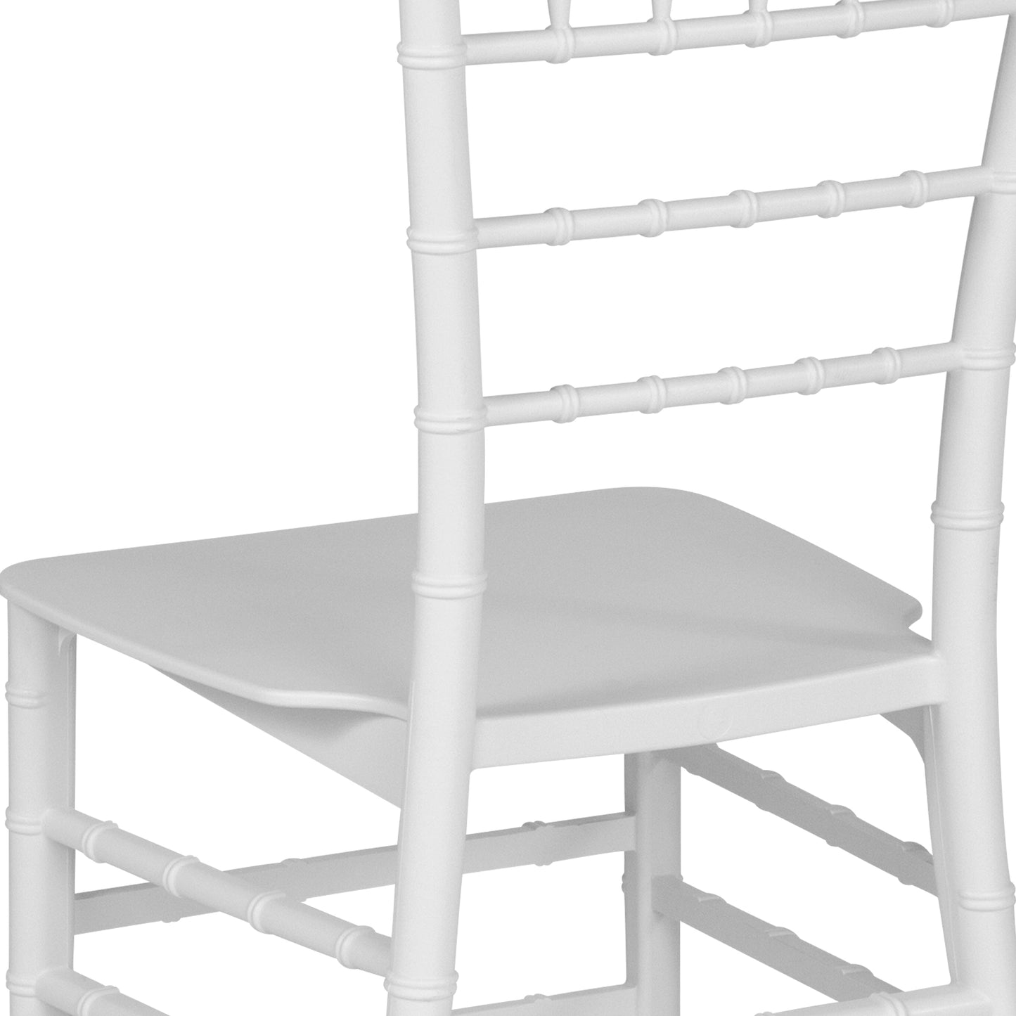 White Resin Chiavari Chair LE-WHITE-M-GG