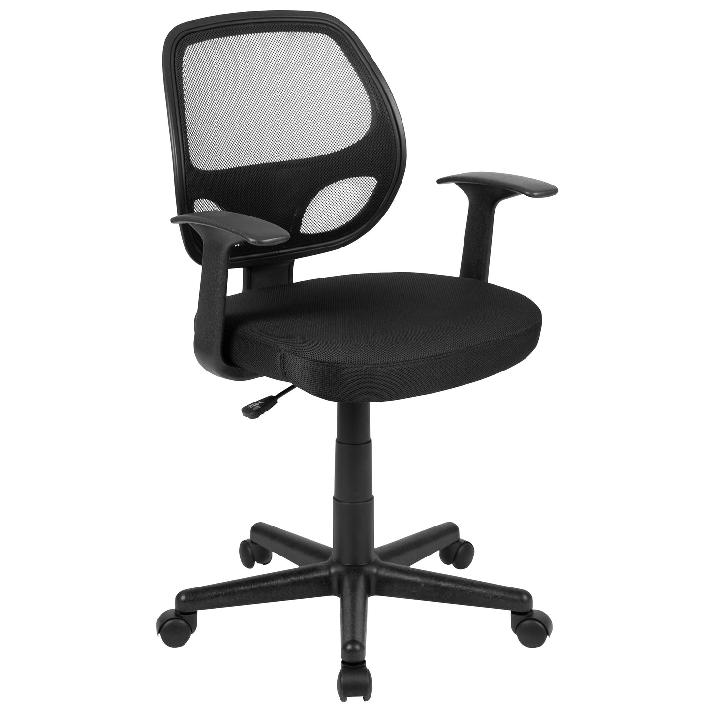 Mid-Back Black Mesh Task Chair LF-118P-T-BK-GG