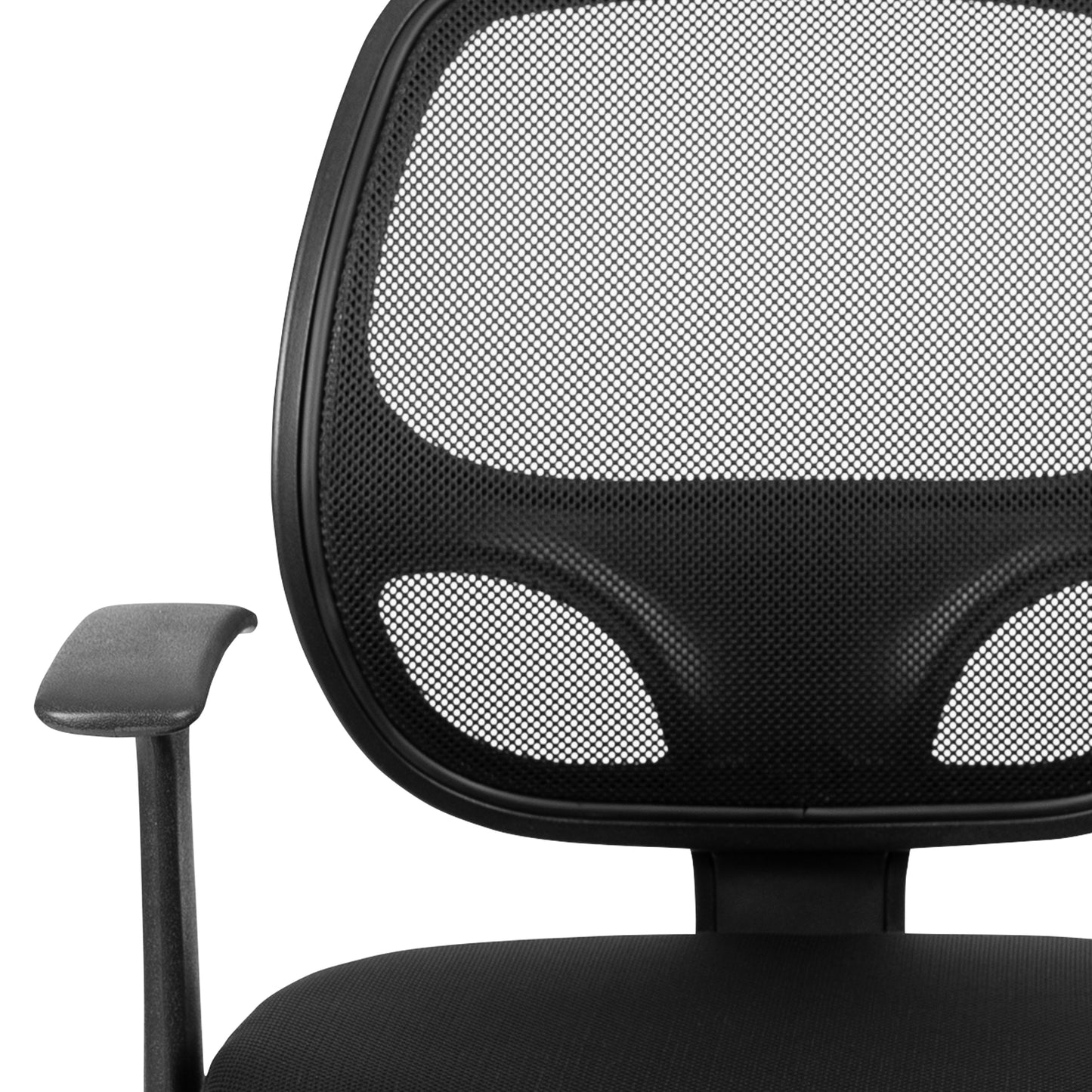 Mid-Back Black Mesh Task Chair LF-118P-T-BK-GG