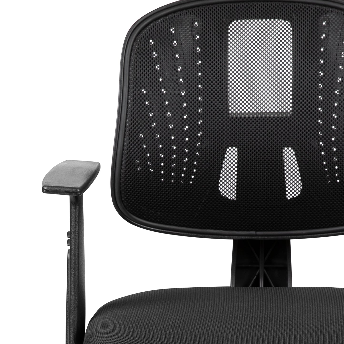 Pivot Back Black Mesh Chair LF-134-A-BK-GG