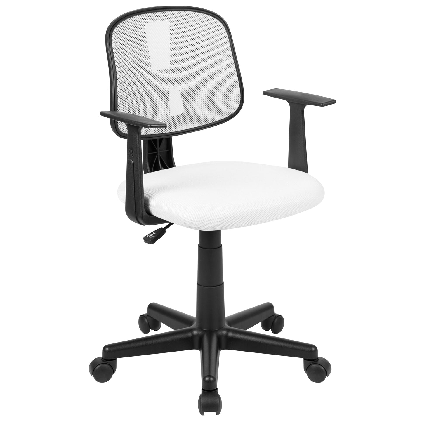 Pivot Back White Mesh Chair LF-134-A-WH-GG