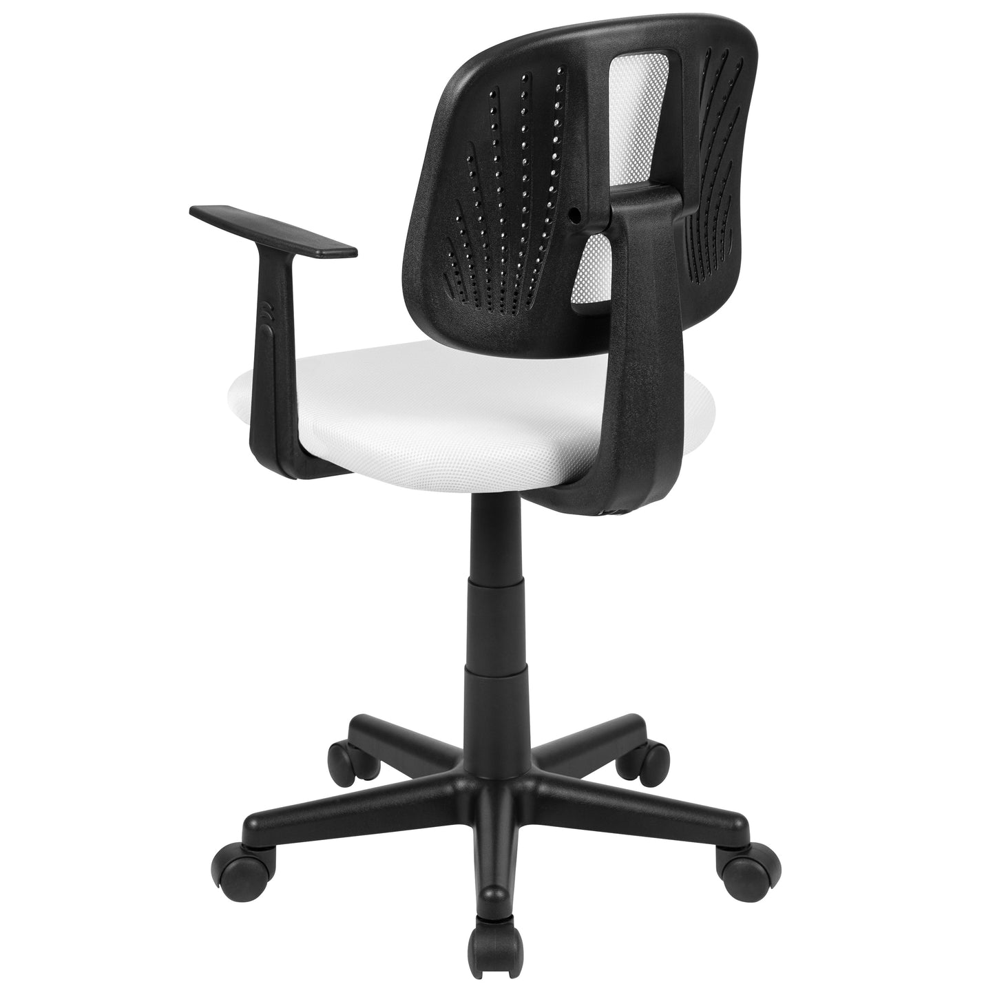 Pivot Back White Mesh Chair LF-134-A-WH-GG