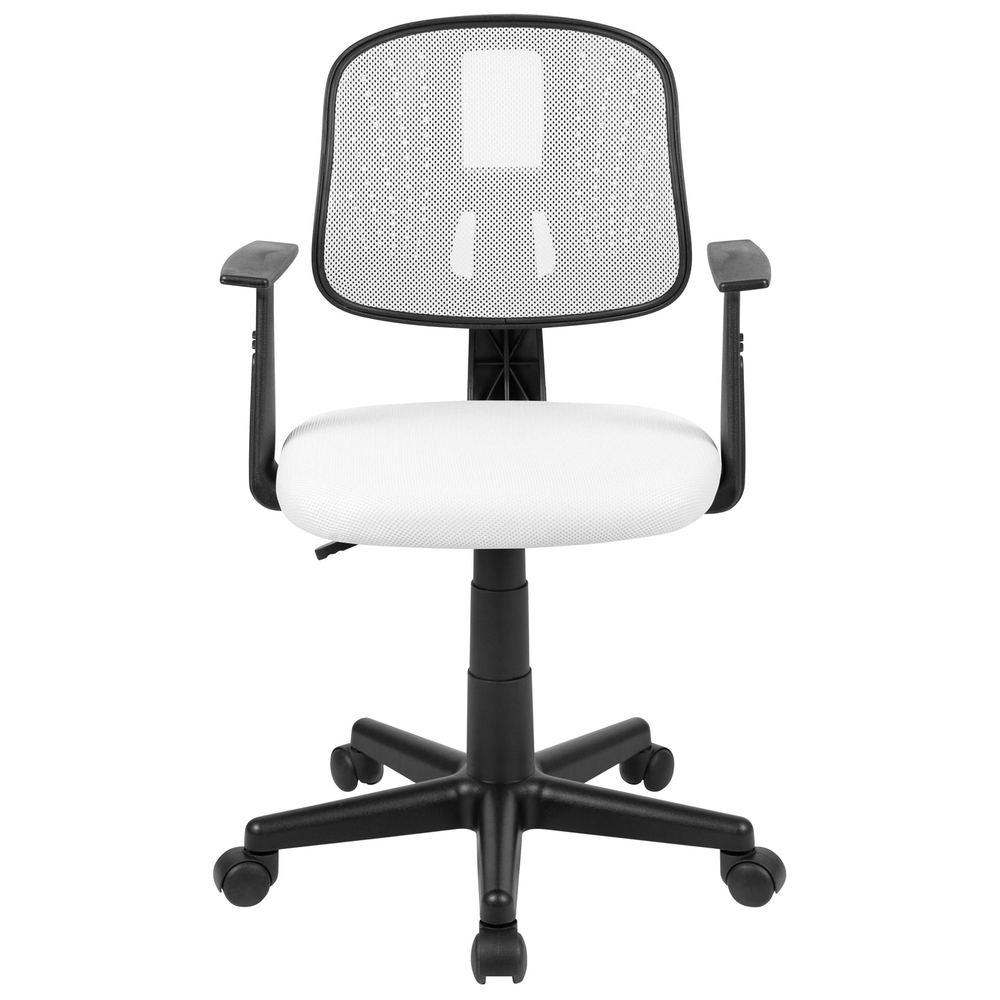 Pivot Back White Mesh Chair LF-134-A-WH-GG