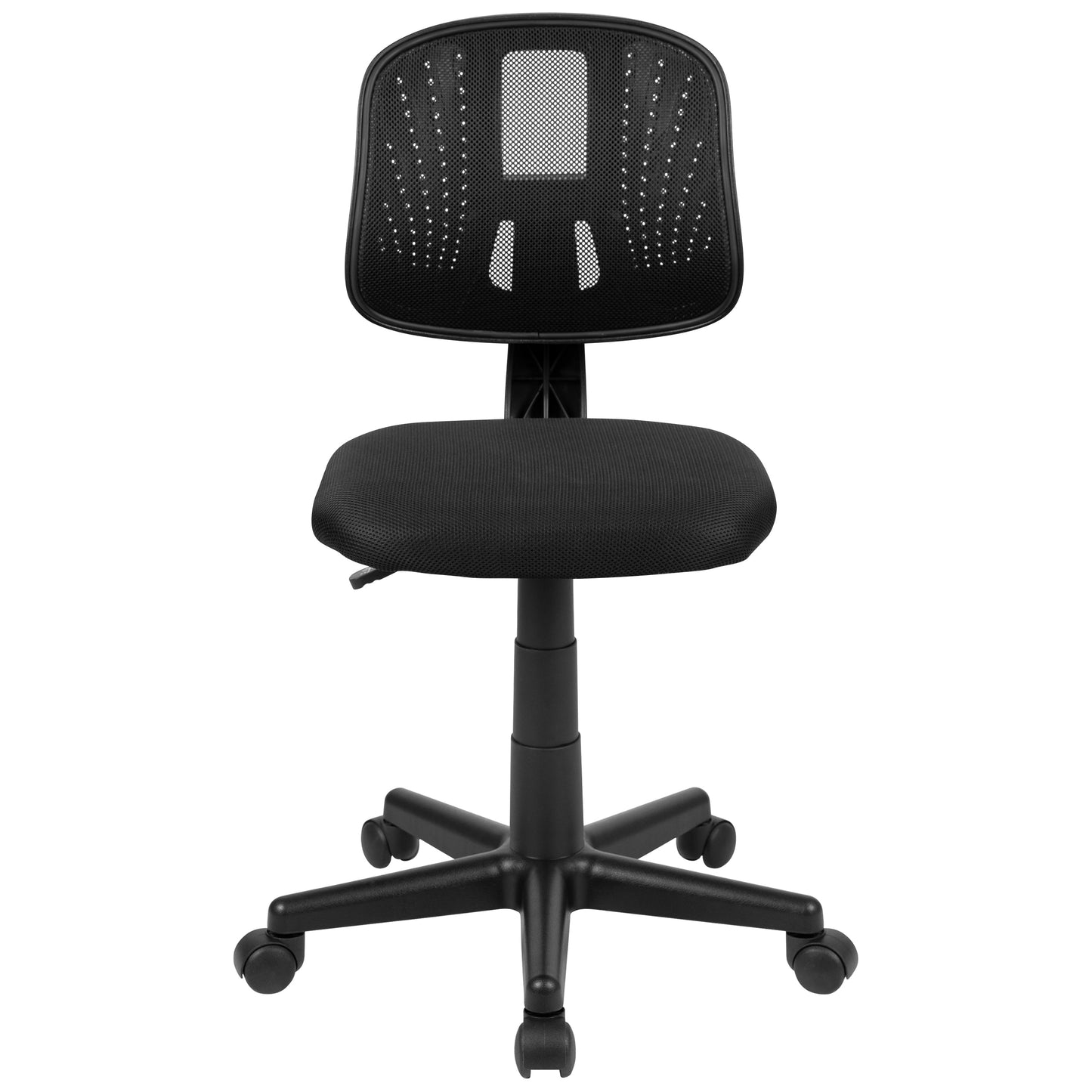 Pivot Back Black Mesh Chair LF-134-BK-GG