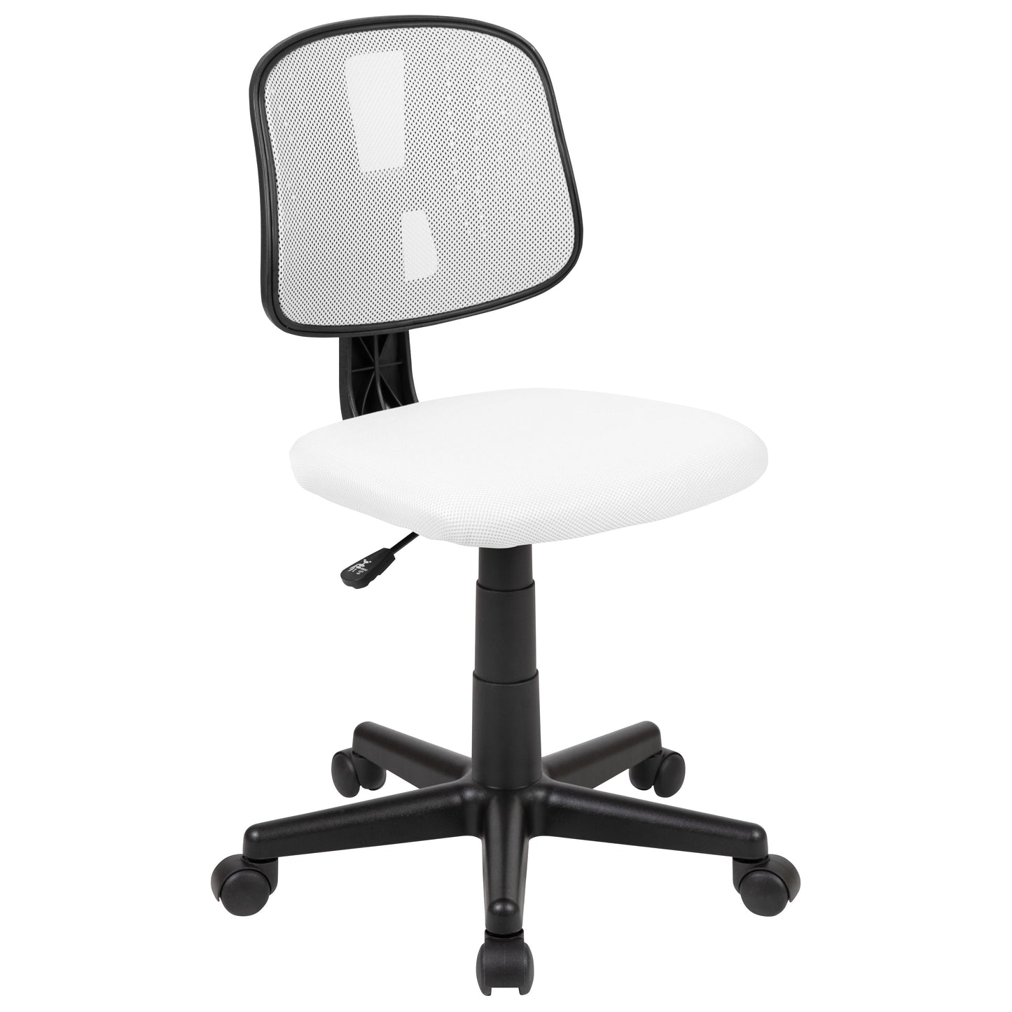 Pivot Back White Mesh Chair LF-134-WH-GG