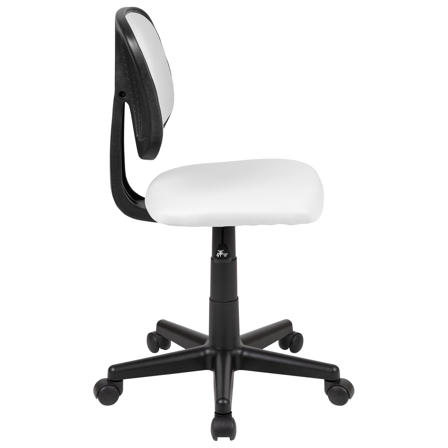 Pivot Back White Mesh Chair LF-134-WH-GG