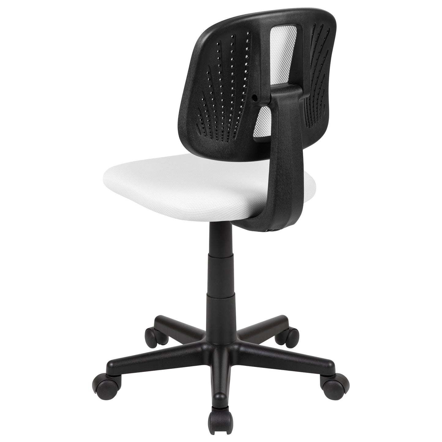 Pivot Back White Mesh Chair LF-134-WH-GG