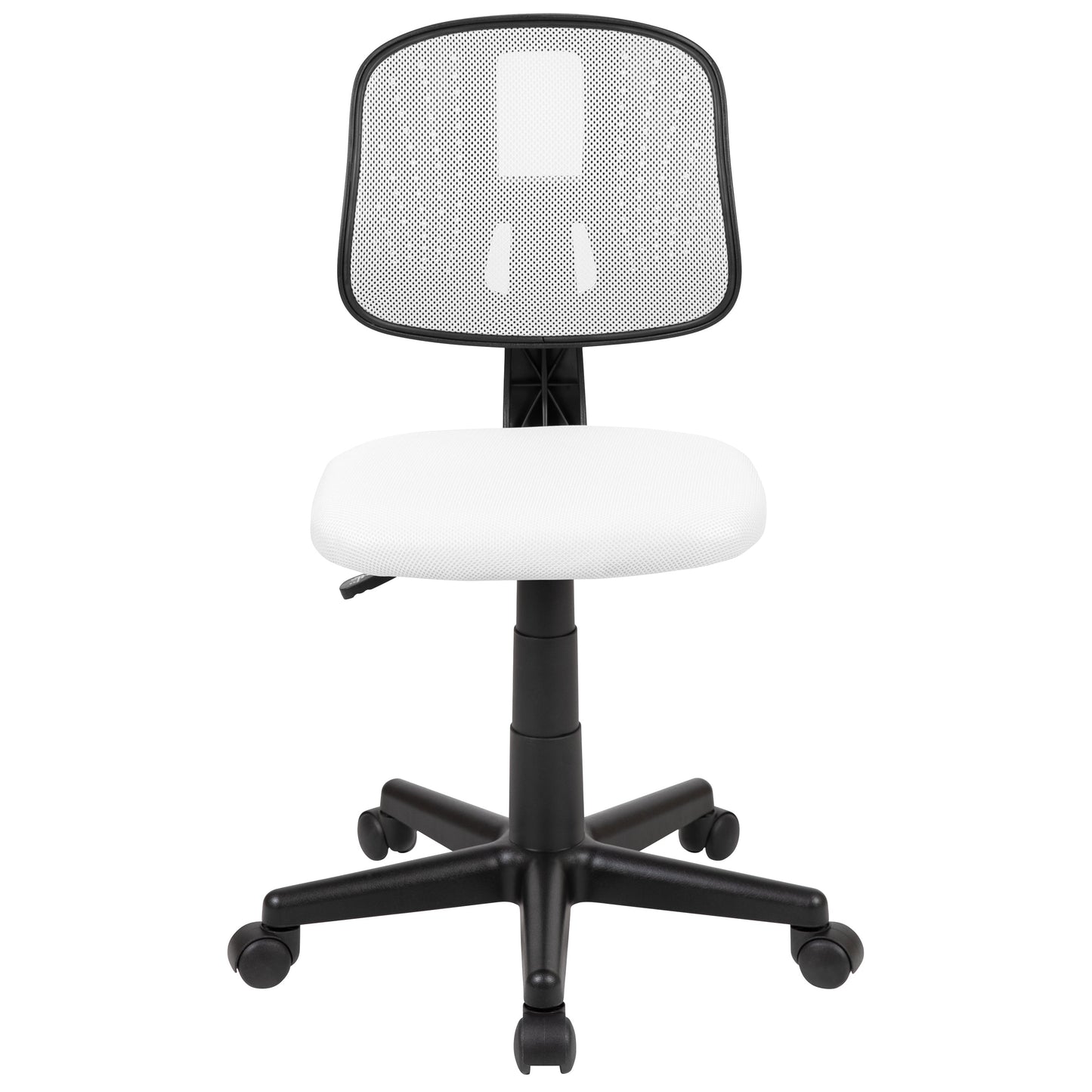 Pivot Back White Mesh Chair LF-134-WH-GG