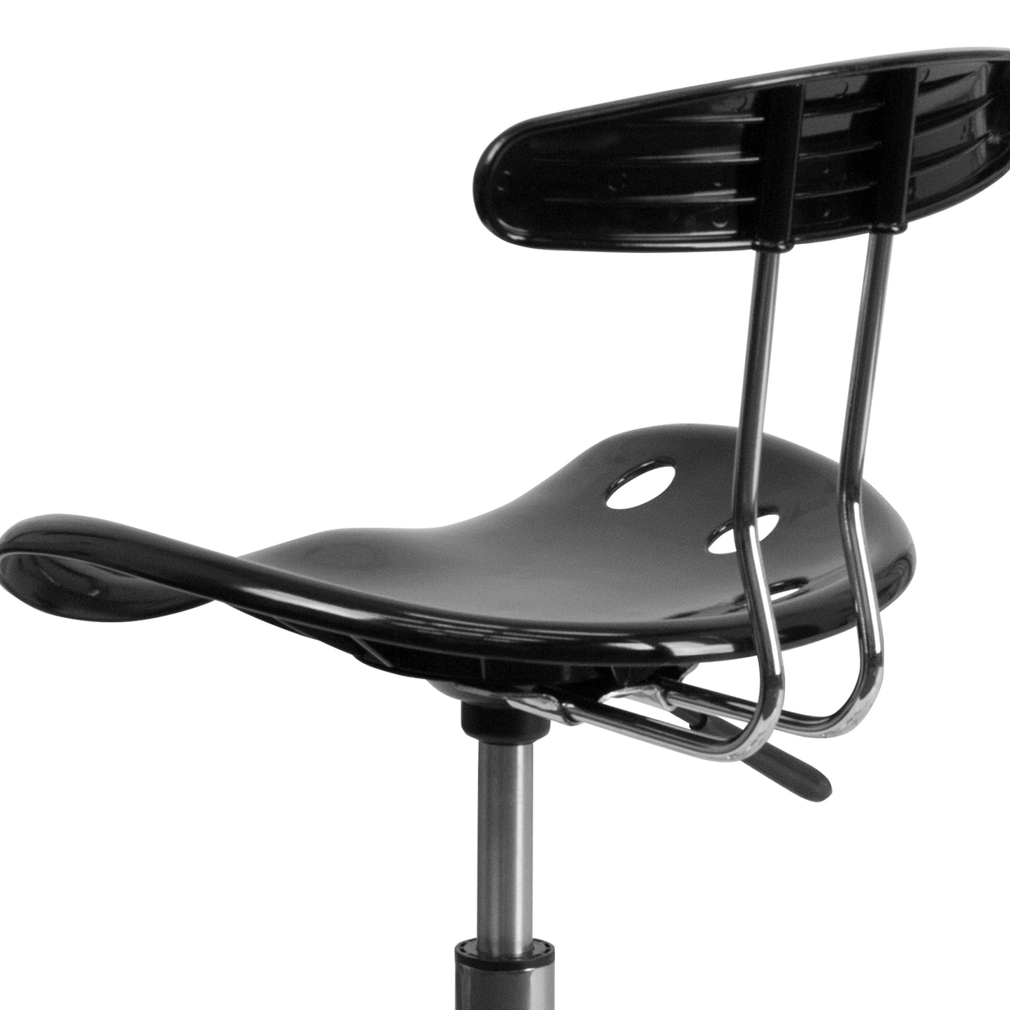 Black Tractor Task Chair LF-214-BLK-GG