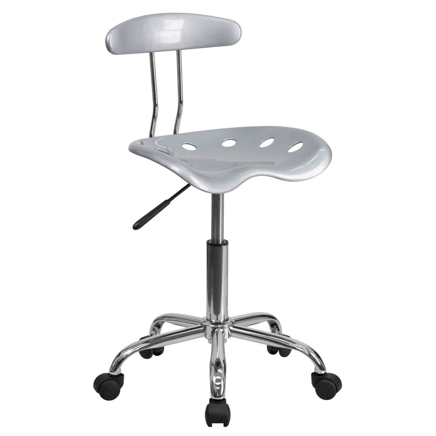 Silver Tractor Task Chair LF-214-SILVER-GG