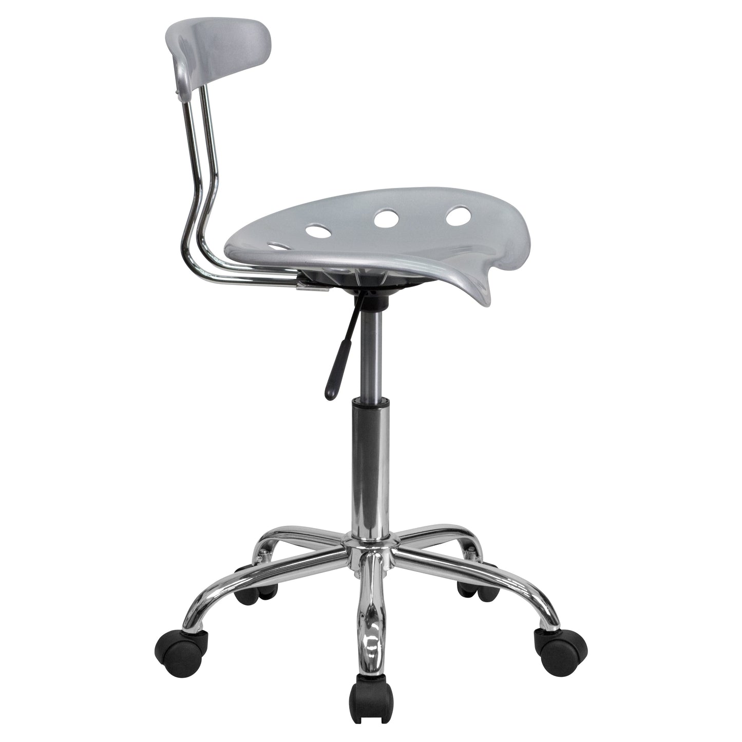 Silver Tractor Task Chair LF-214-SILVER-GG