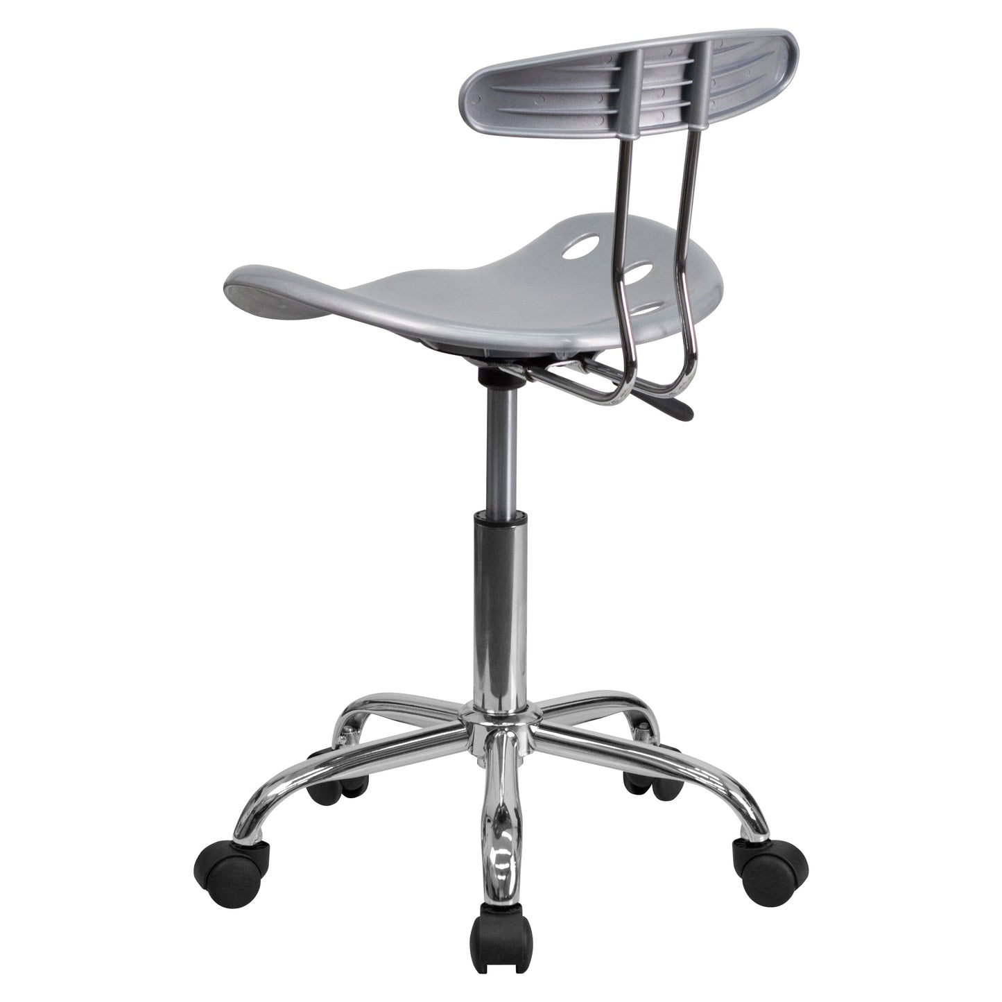 Silver Tractor Task Chair LF-214-SILVER-GG