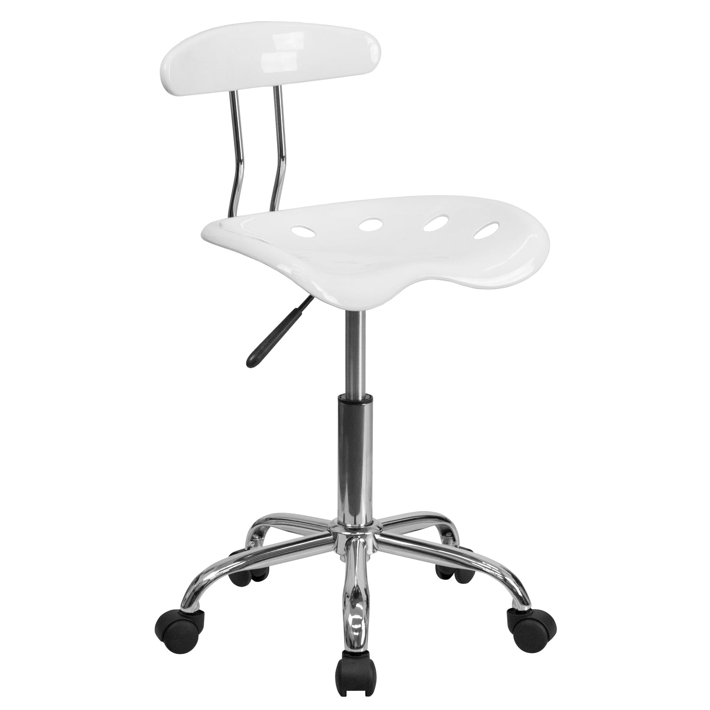 White Tractor Task Chair LF-214-WHITE-GG