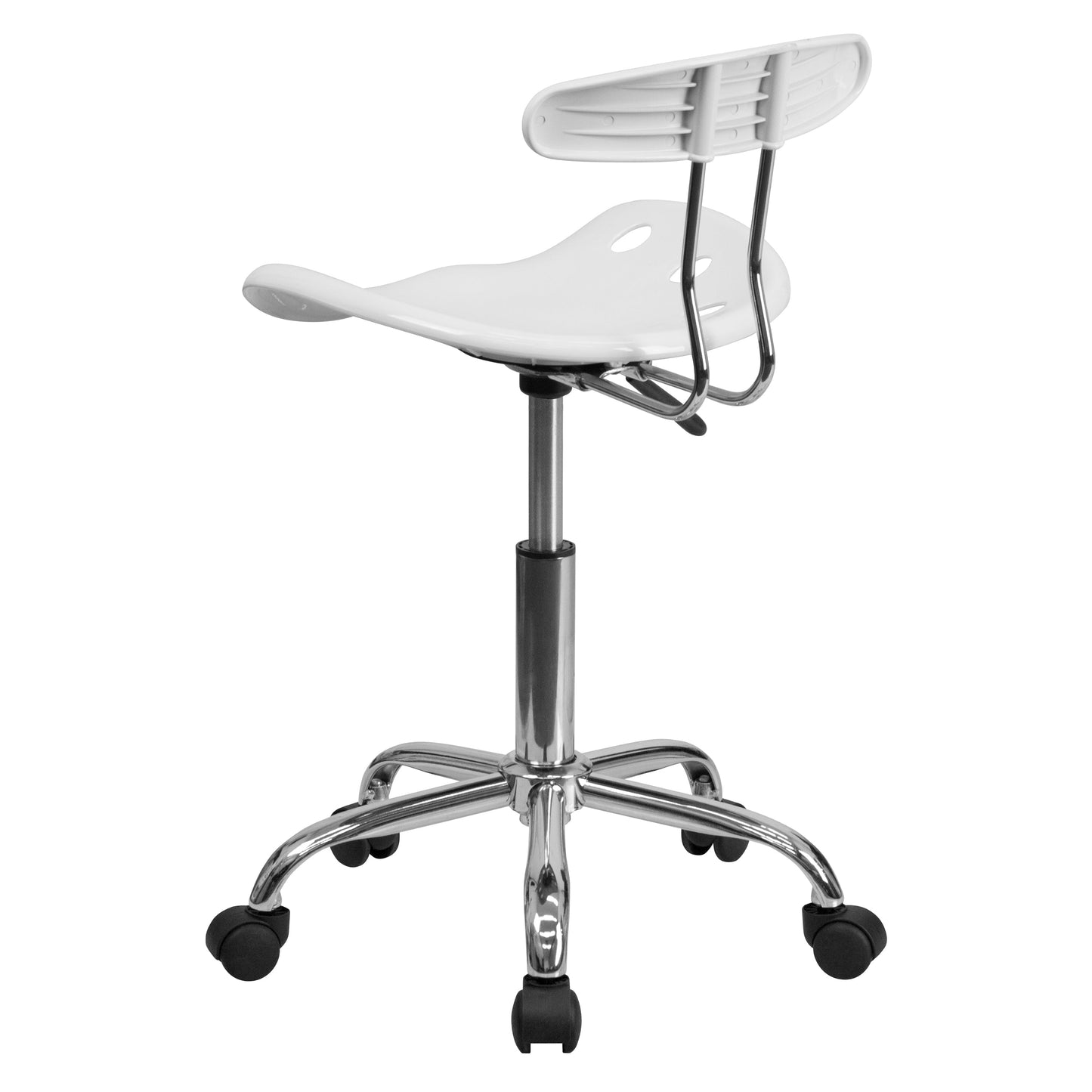 White Tractor Task Chair LF-214-WHITE-GG