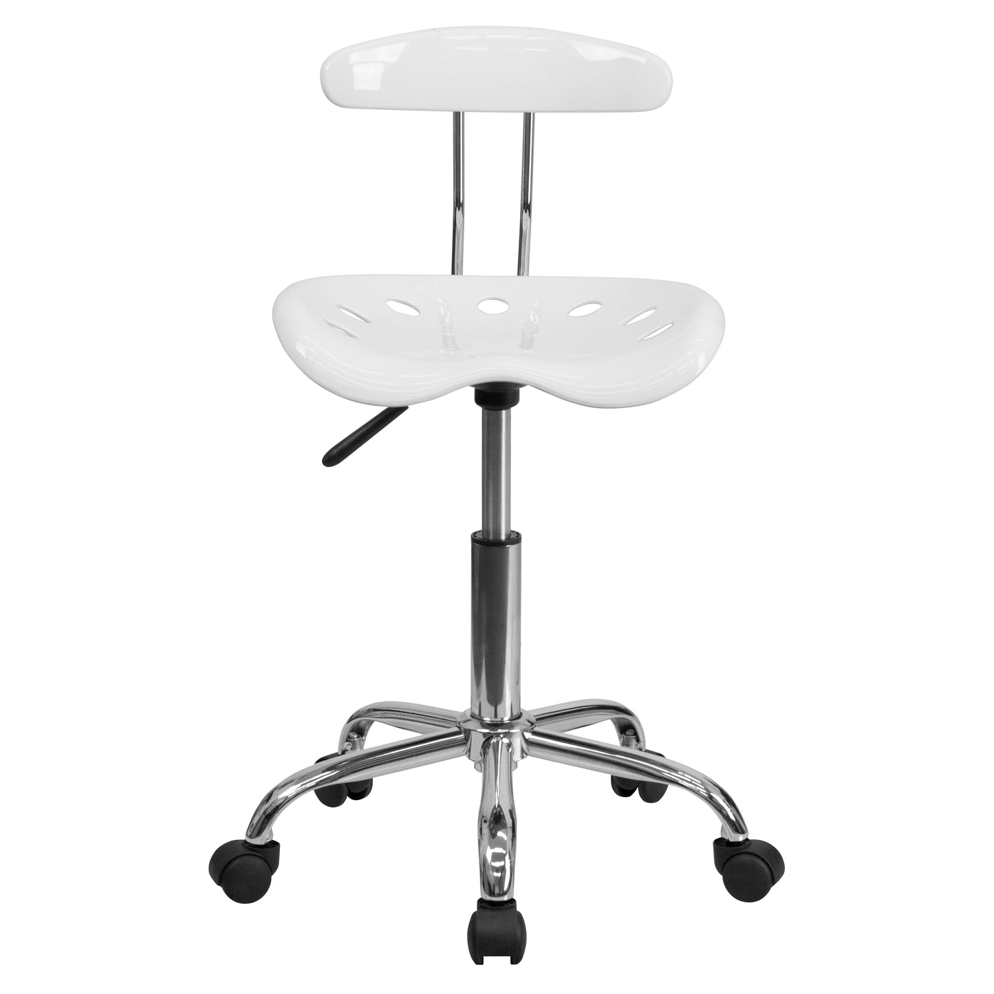 White Tractor Task Chair LF-214-WHITE-GG