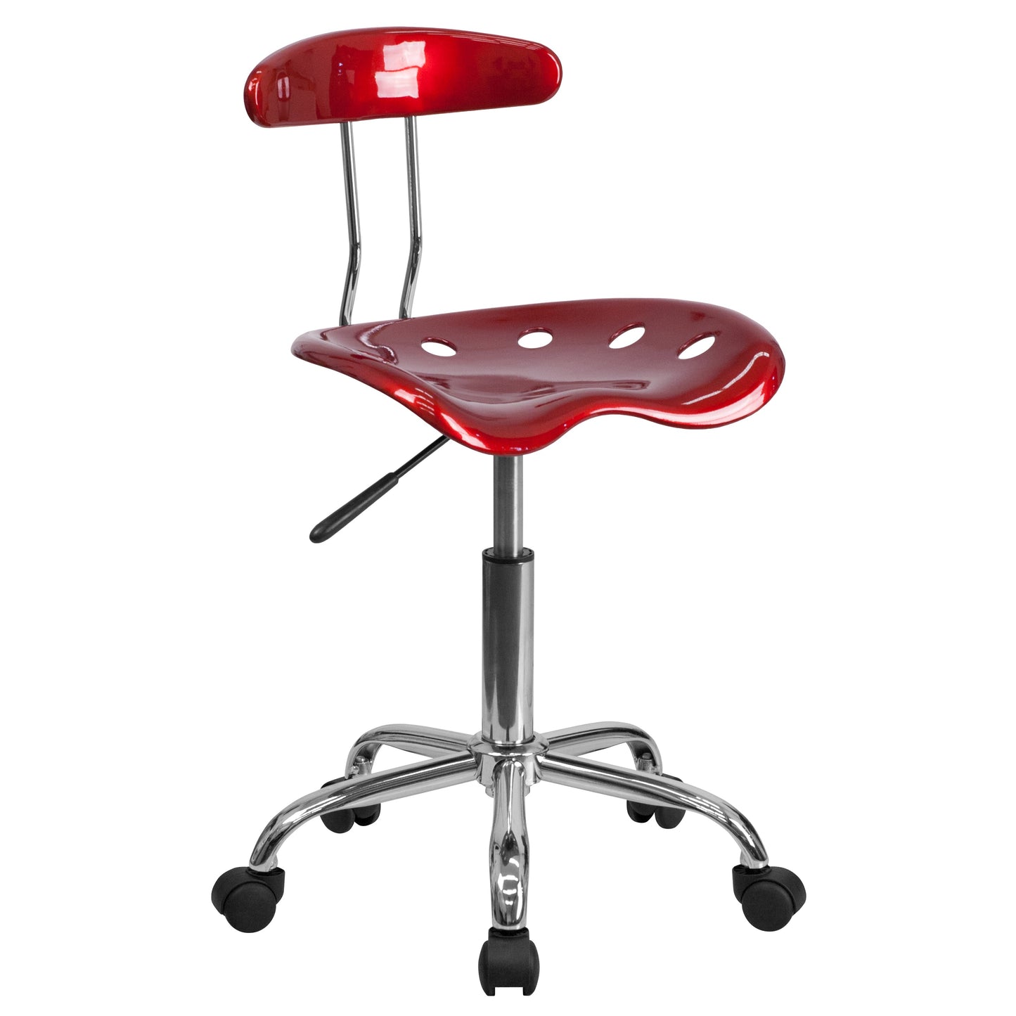 Wine Red Tractor Task Chair LF-214-WINERED-GG