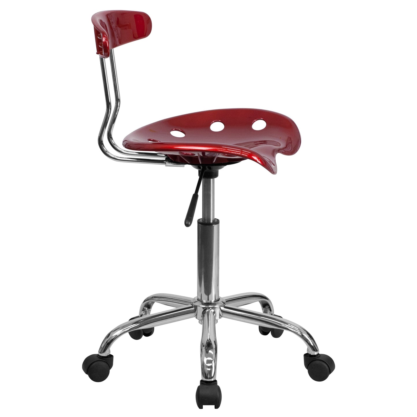 Wine Red Tractor Task Chair LF-214-WINERED-GG