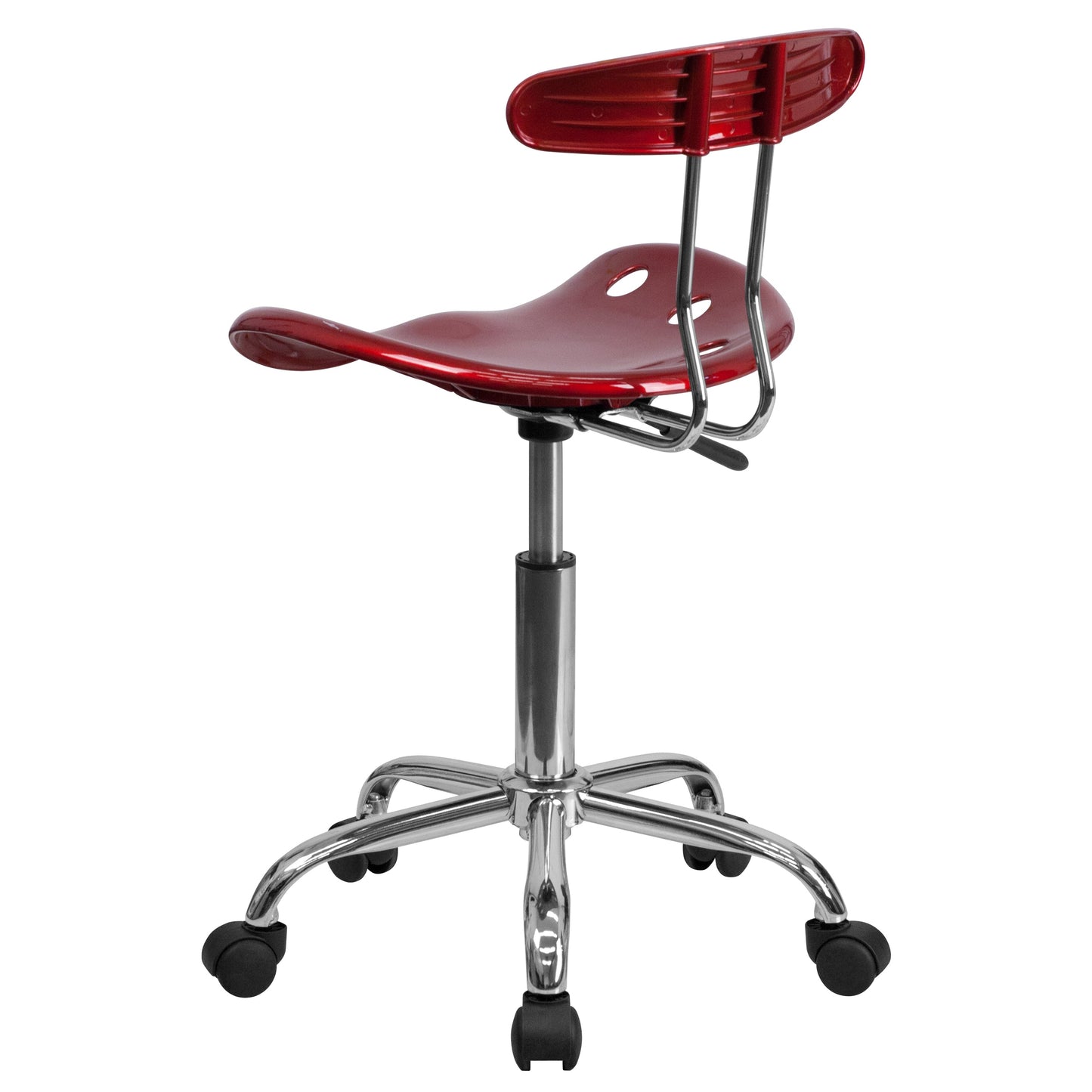 Wine Red Tractor Task Chair LF-214-WINERED-GG