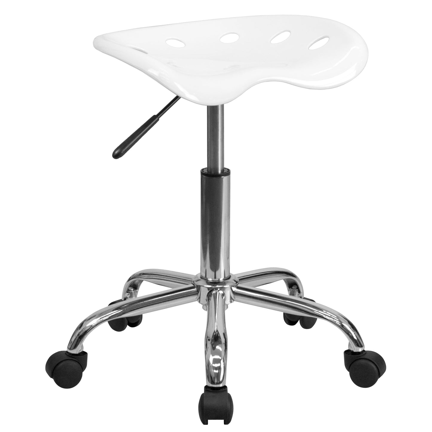 White Tractor Stool LF-214A-WHITE-GG