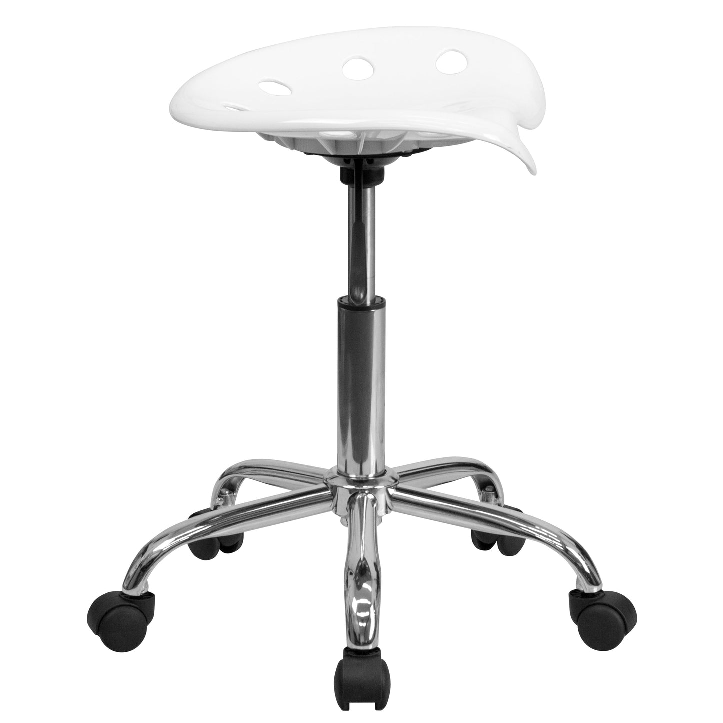 White Tractor Stool LF-214A-WHITE-GG