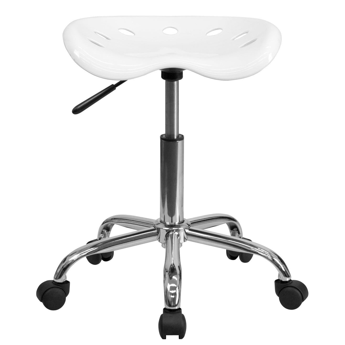 White Tractor Stool LF-214A-WHITE-GG