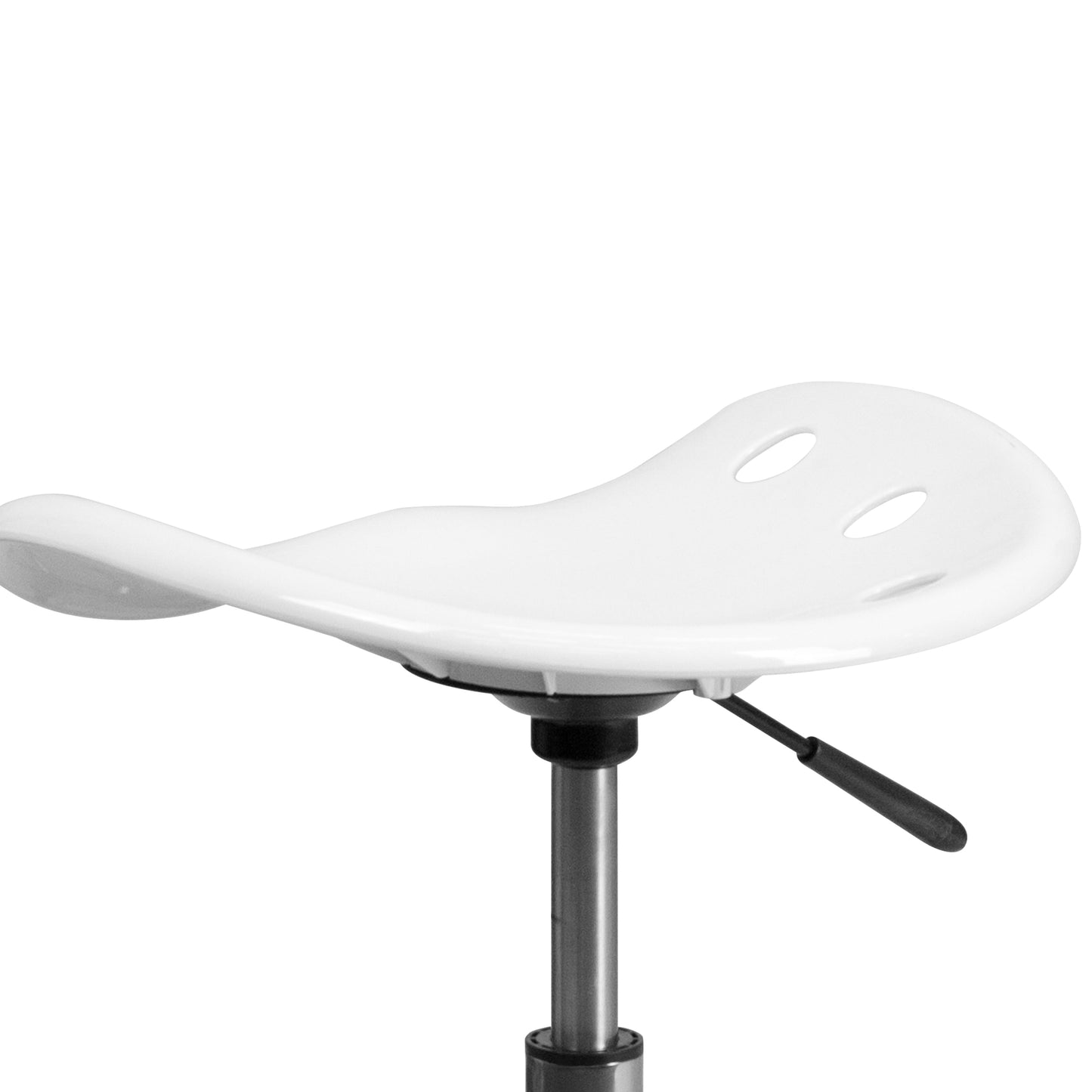 White Tractor Stool LF-214A-WHITE-GG