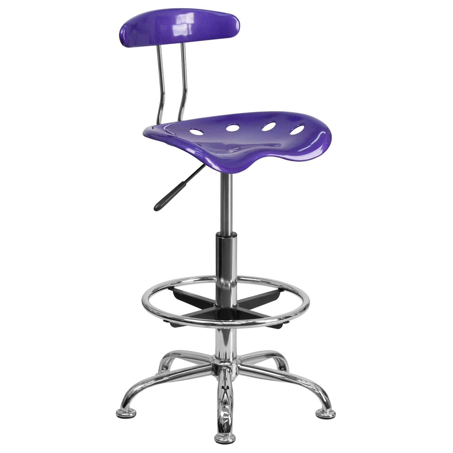 Violet Tractor Stool LF-215-VIOLET-GG