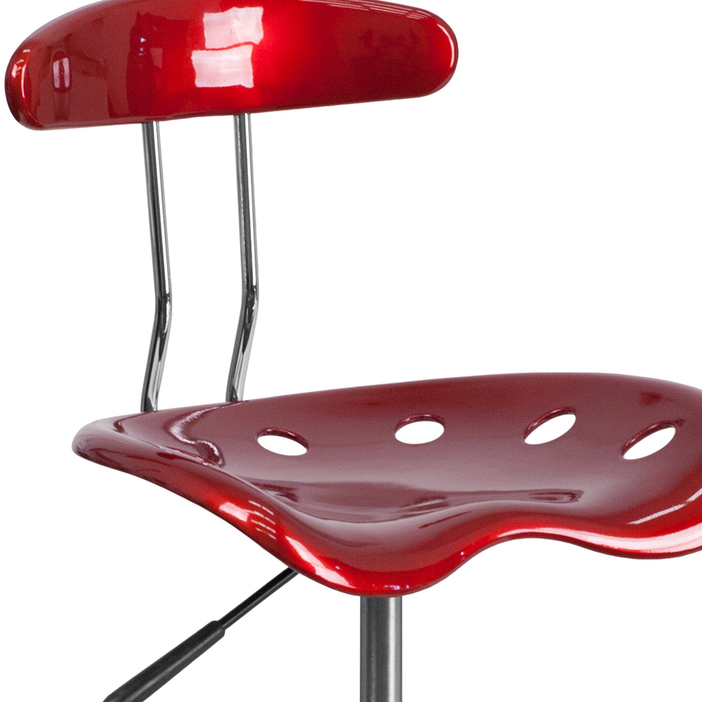 Wine Red Tractor Stool LF-215-WINERED-GG