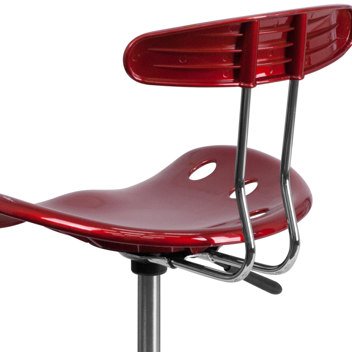 Wine Red Tractor Stool LF-215-WINERED-GG