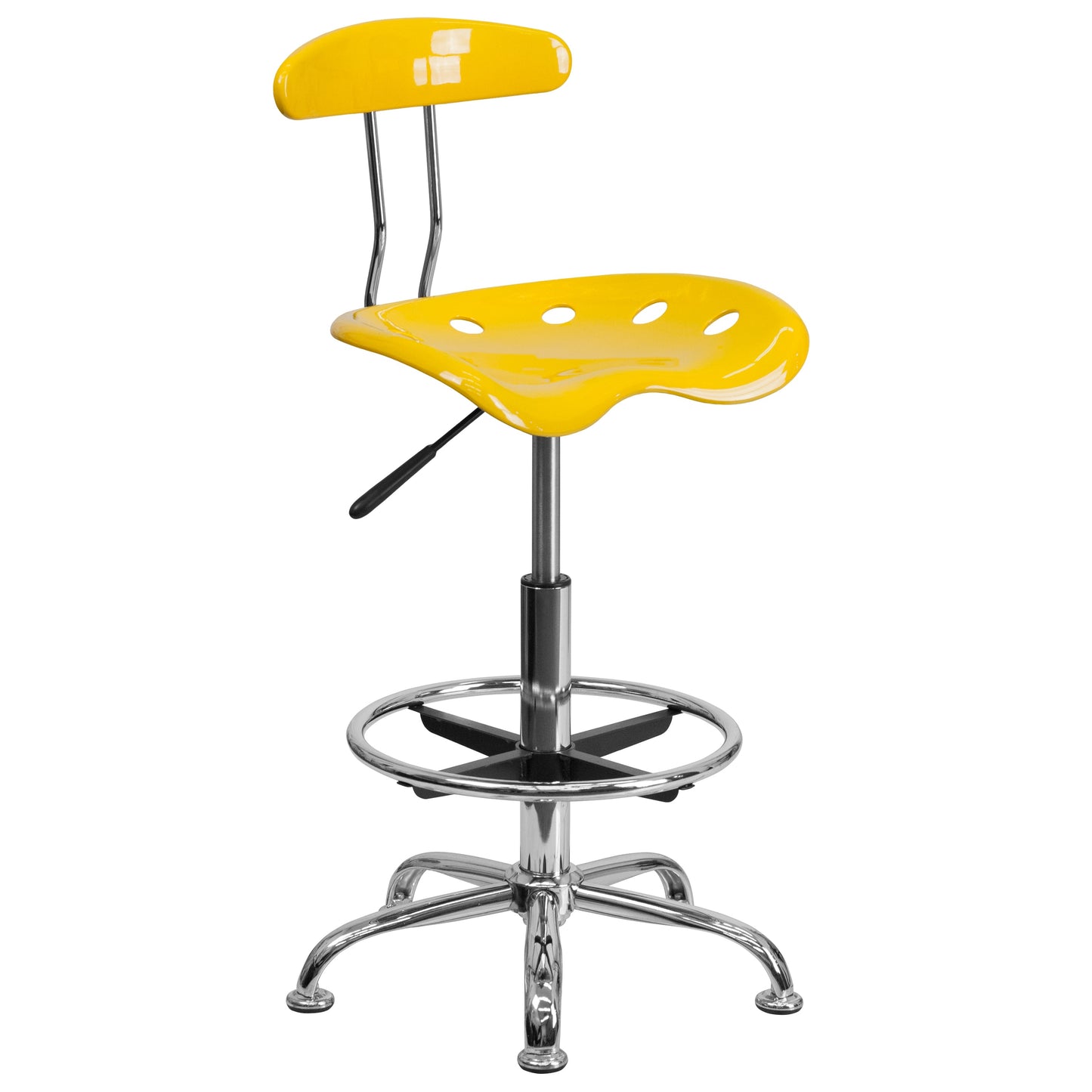 Yellow Tractor Stool LF-215-YELLOW-GG