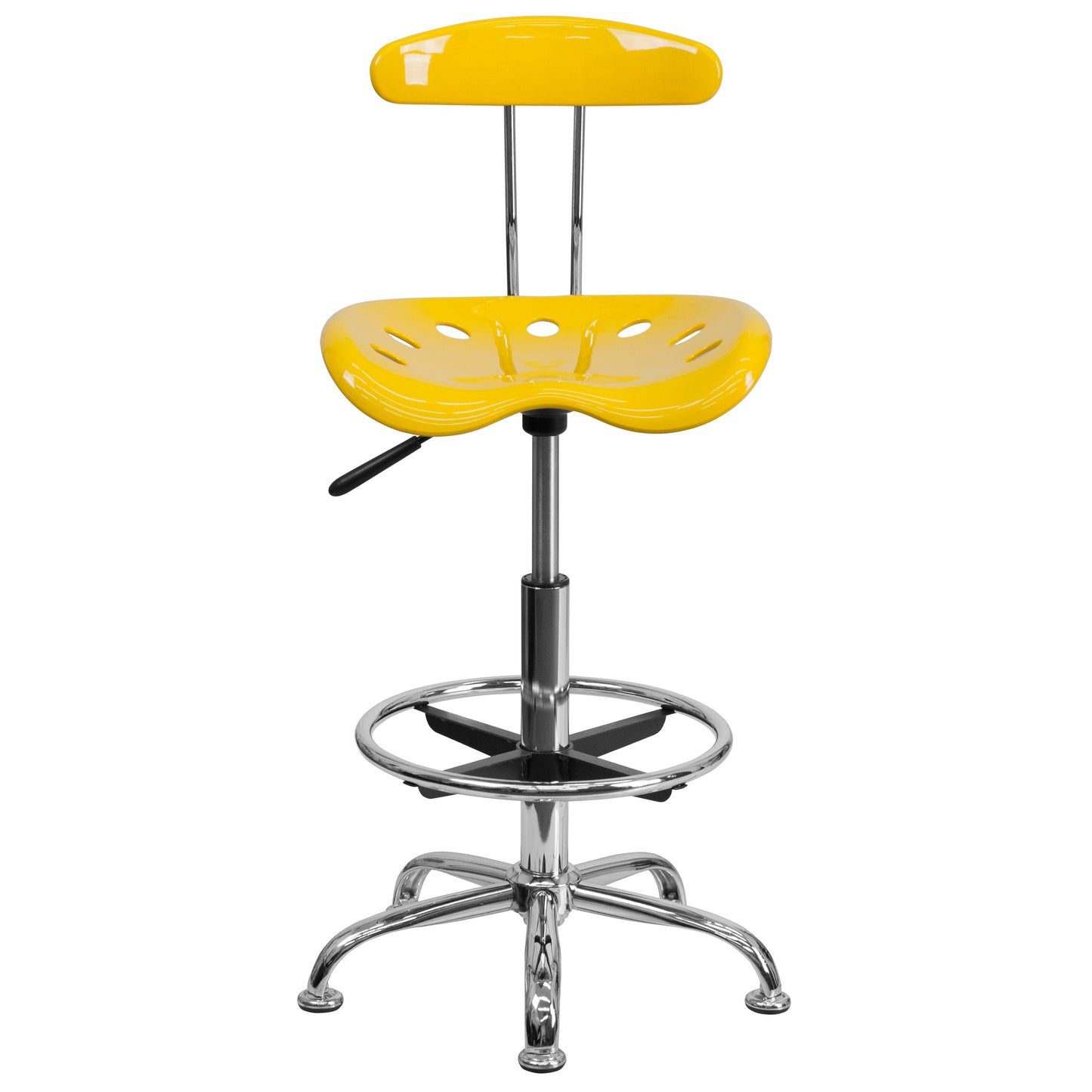 Yellow Tractor Stool LF-215-YELLOW-GG