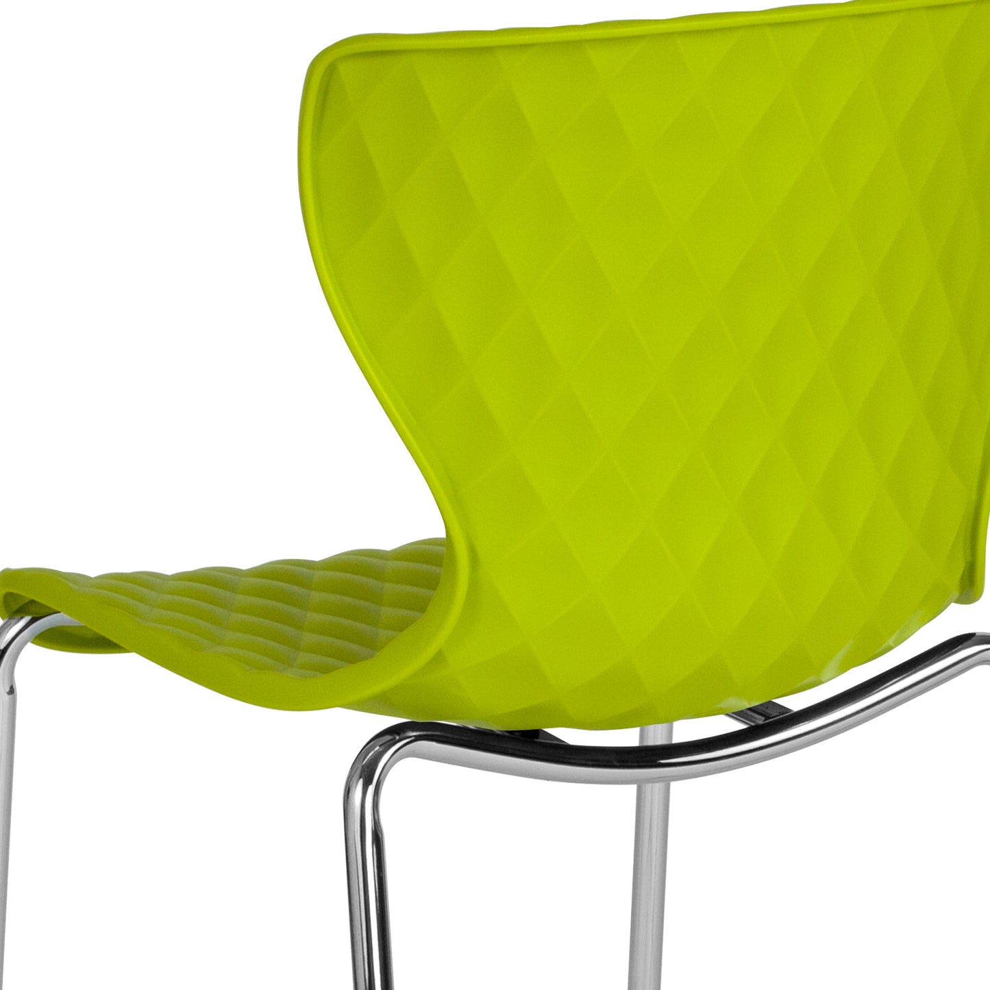 Green Plastic Stack Chair LF-7-07C-CGRN-GG