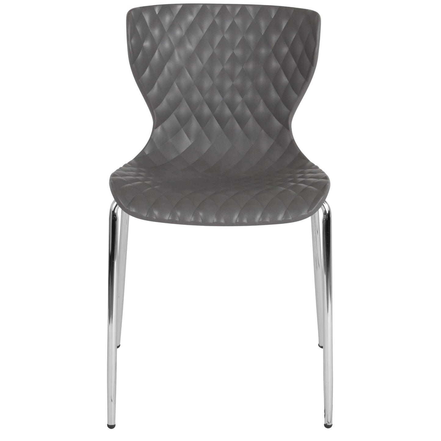 Gray Plastic Stack Chair LF-7-07C-GRY-GG