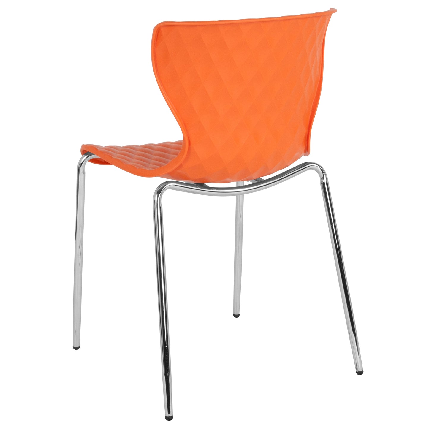 Orange Plastic Stack Chair LF-7-07C-ORNG-GG