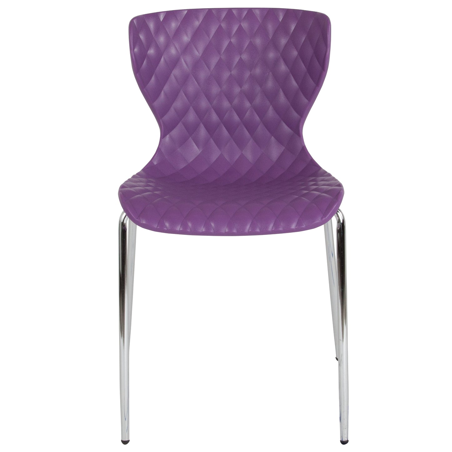 Purple Plastic Stack Chair LF-7-07C-PUR-GG