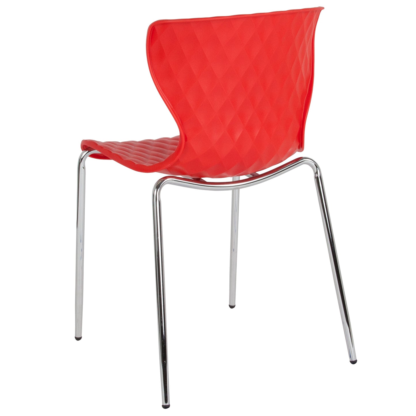 Red Plastic Stack Chair LF-7-07C-RED-GG