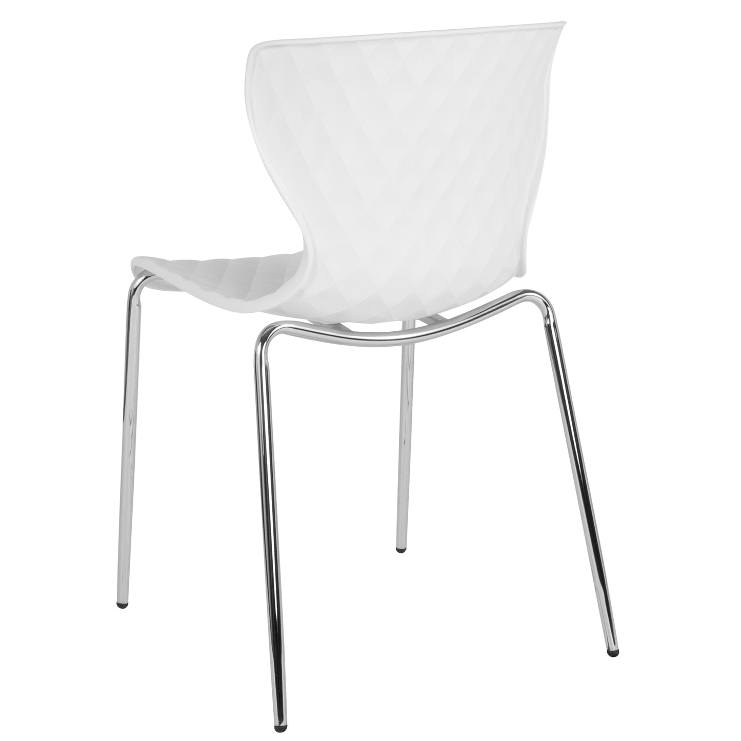 White Plastic Stack Chair LF-7-07C-WH-GG