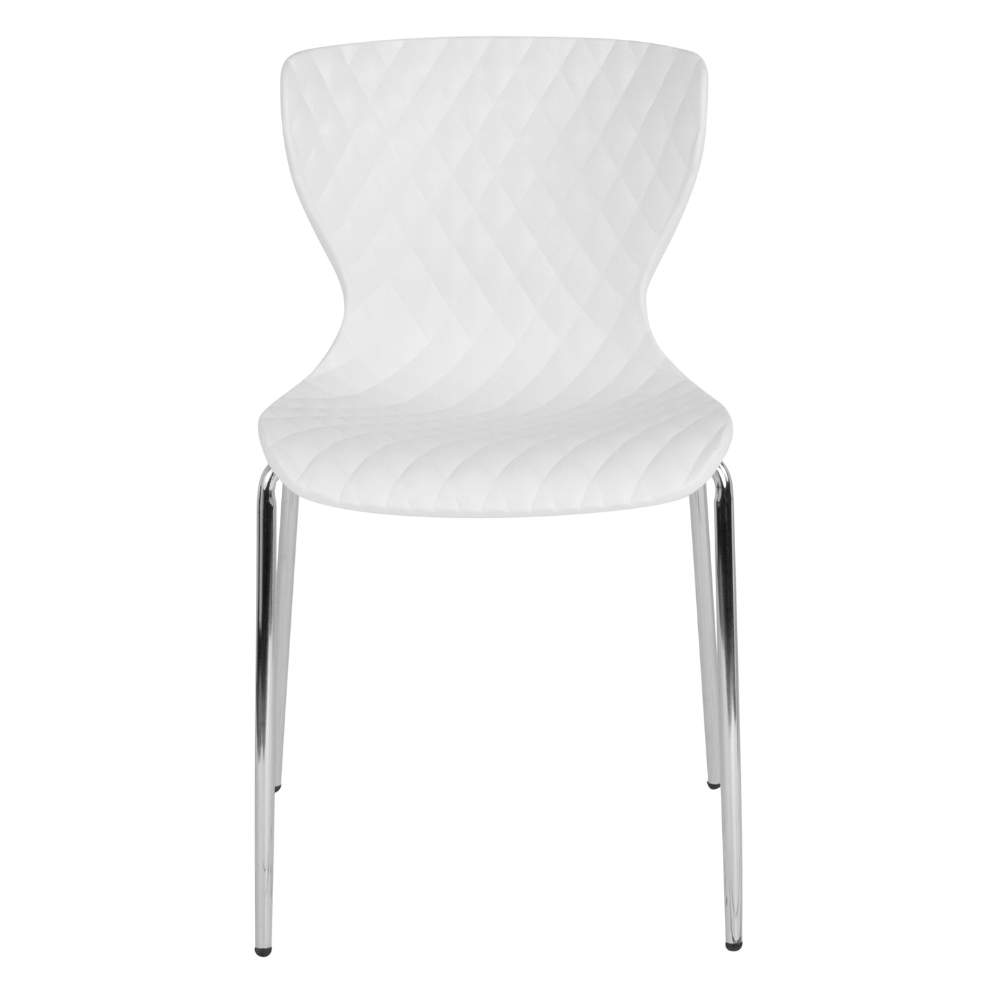 White Plastic Stack Chair LF-7-07C-WH-GG