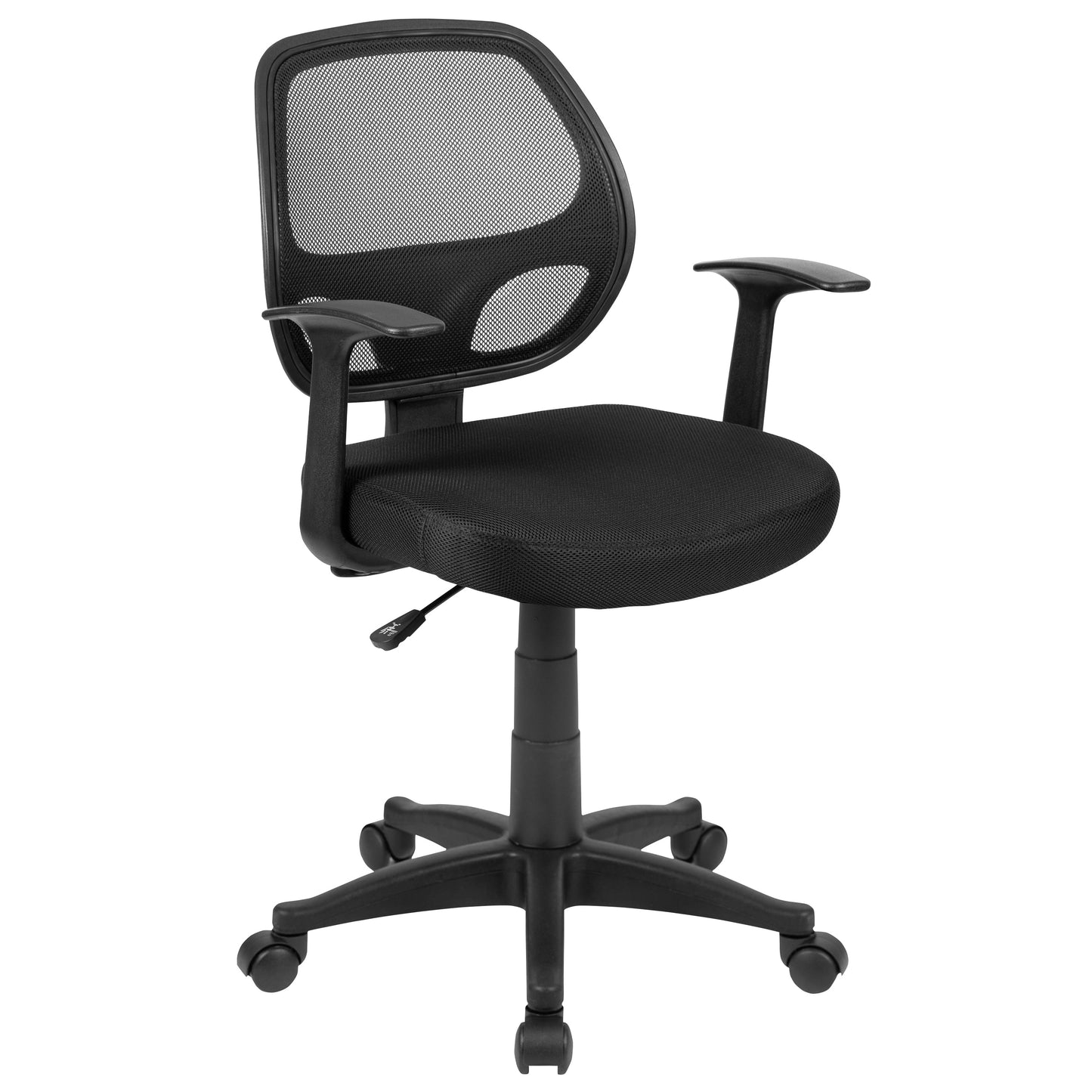 Black Mid-Back Task Chair LF-W-118A-BK-GG