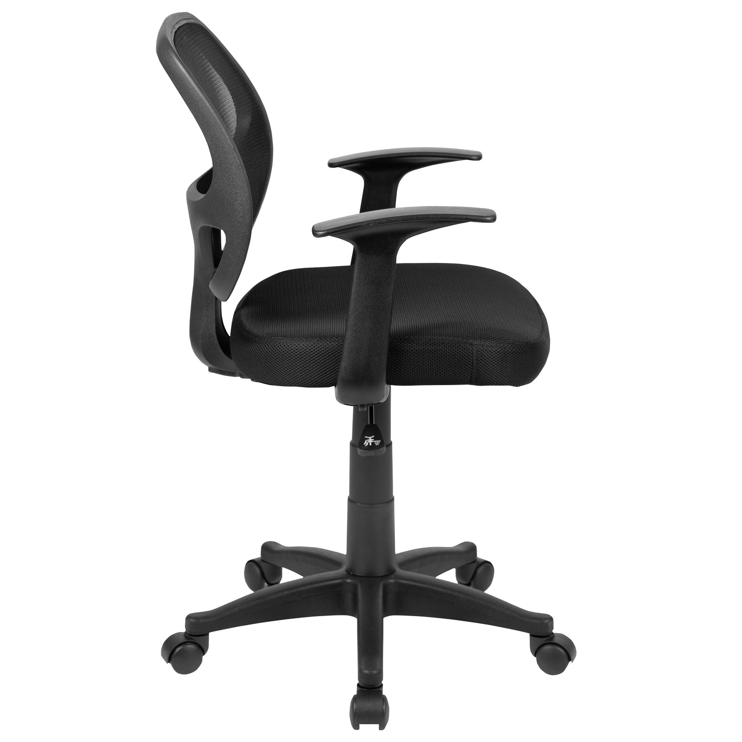 Black Mid-Back Task Chair LF-W-118A-BK-GG