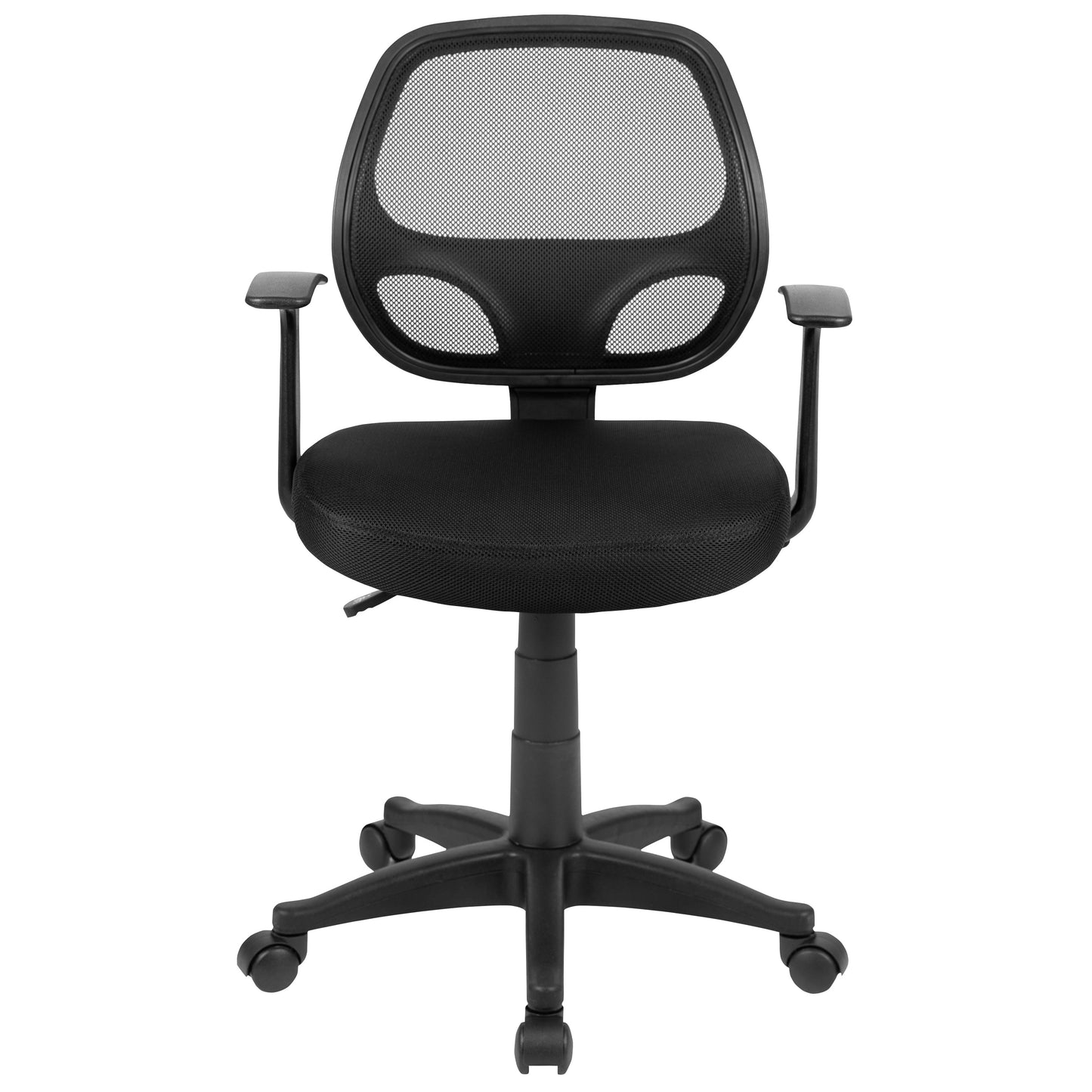 Black Mid-Back Task Chair LF-W-118A-BK-GG