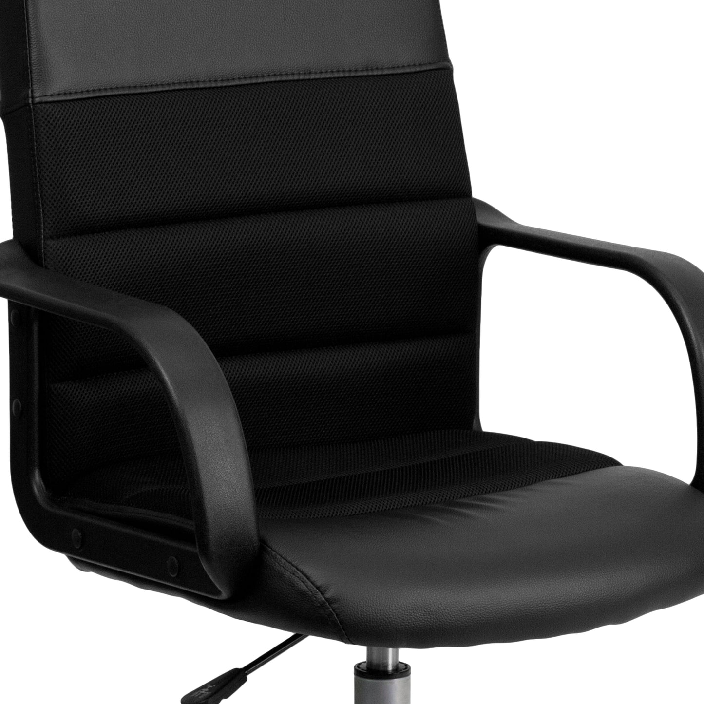 Black Mid-Back Task Chair LF-W-61B-2-GG