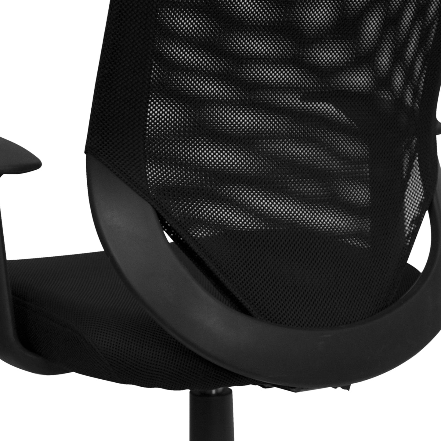 Black Mid-Back Task Chair LF-W-95A-BK-GG