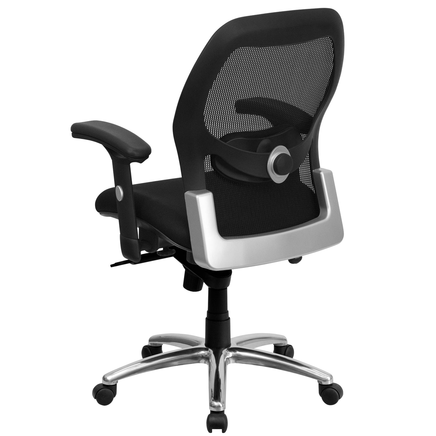 Black Mid-Back Mesh Chair LF-W42-GG