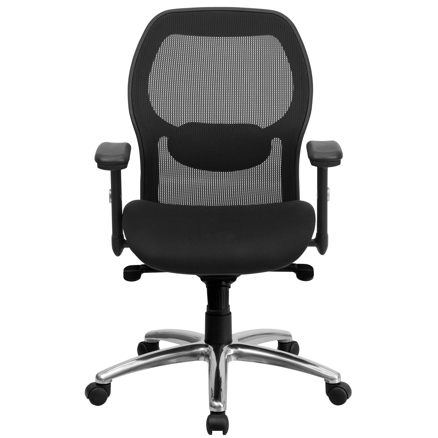 Black Mid-Back Mesh Chair LF-W42-GG