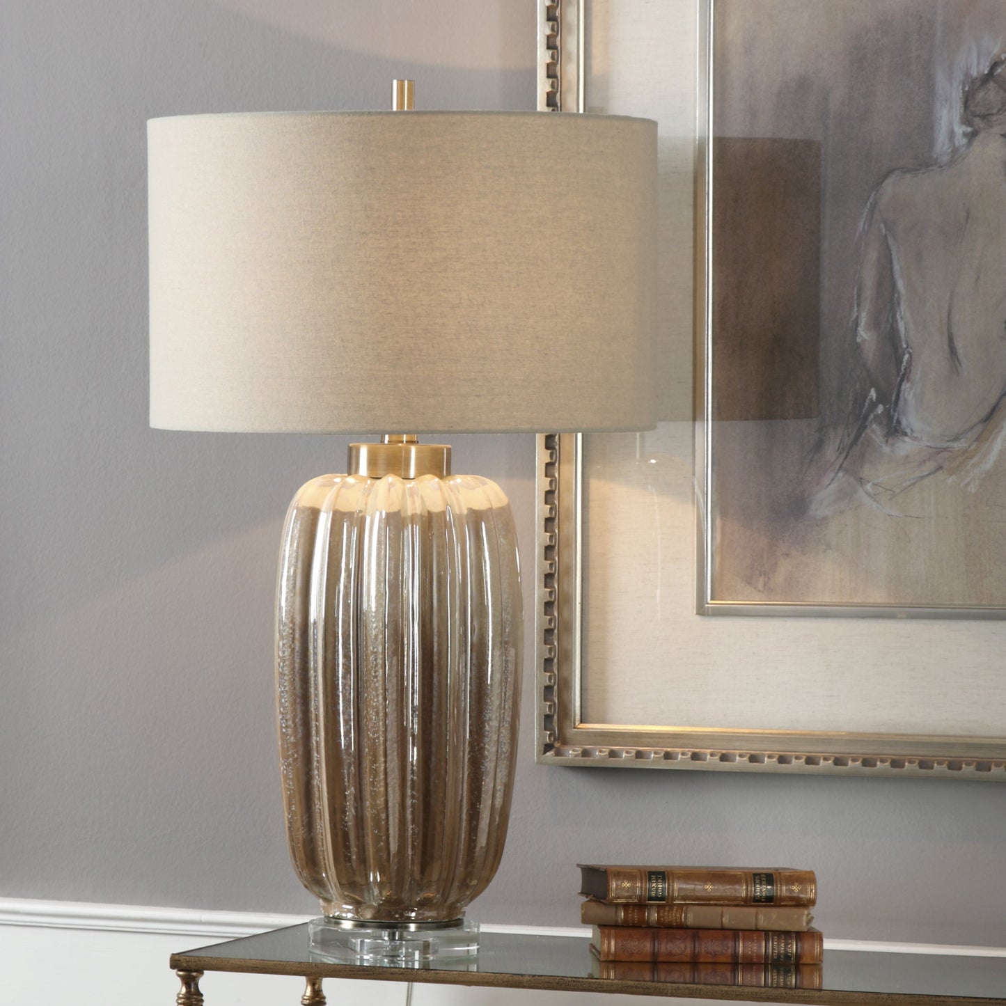 Uttermost Gistova Gold Table Lamp