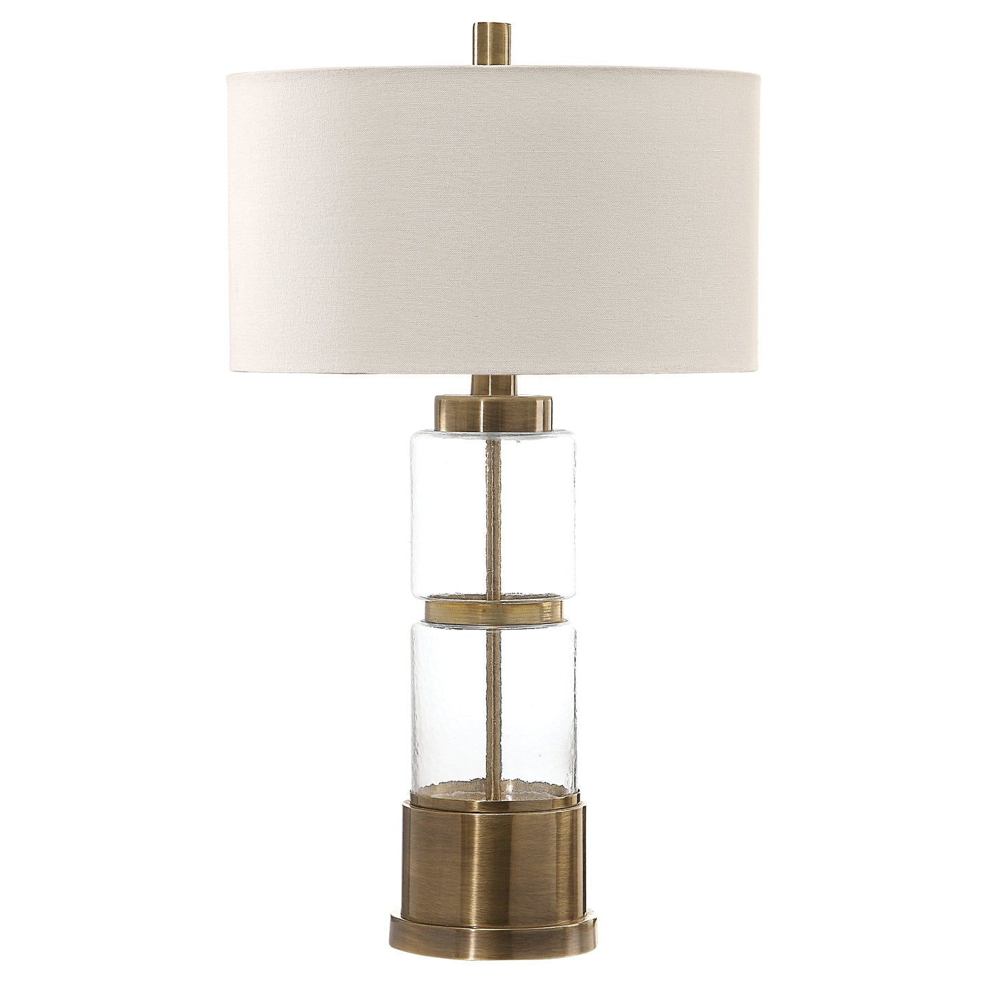 Uttermost Vaiga Glass Column Lamp